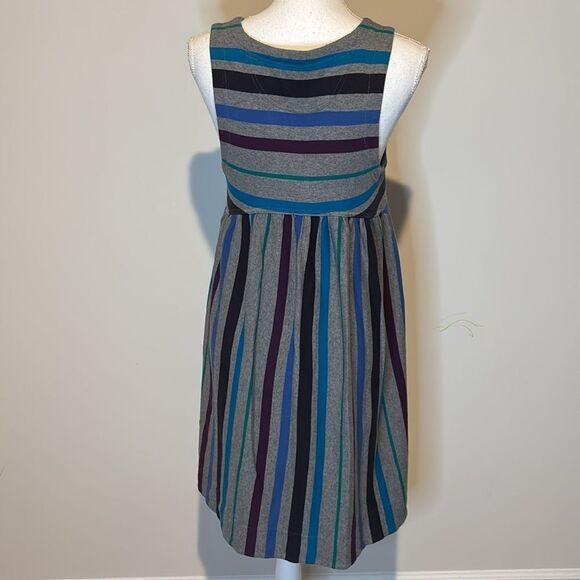 Marc By Marc Jacobs bold Stripe Mini Dress Womens Size Medium button front. - Picture 8 of 12